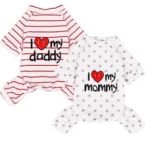 Dog Pajamas. I love mommy/daddy
